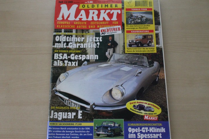 Deckblatt Oldtimer Markt (12/2001)